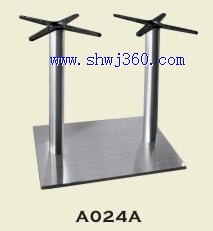 double leg stainless steel table leg
